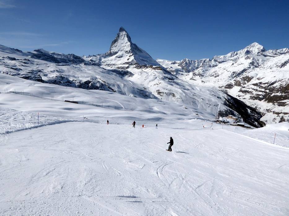 Piste larghe a Cervinia