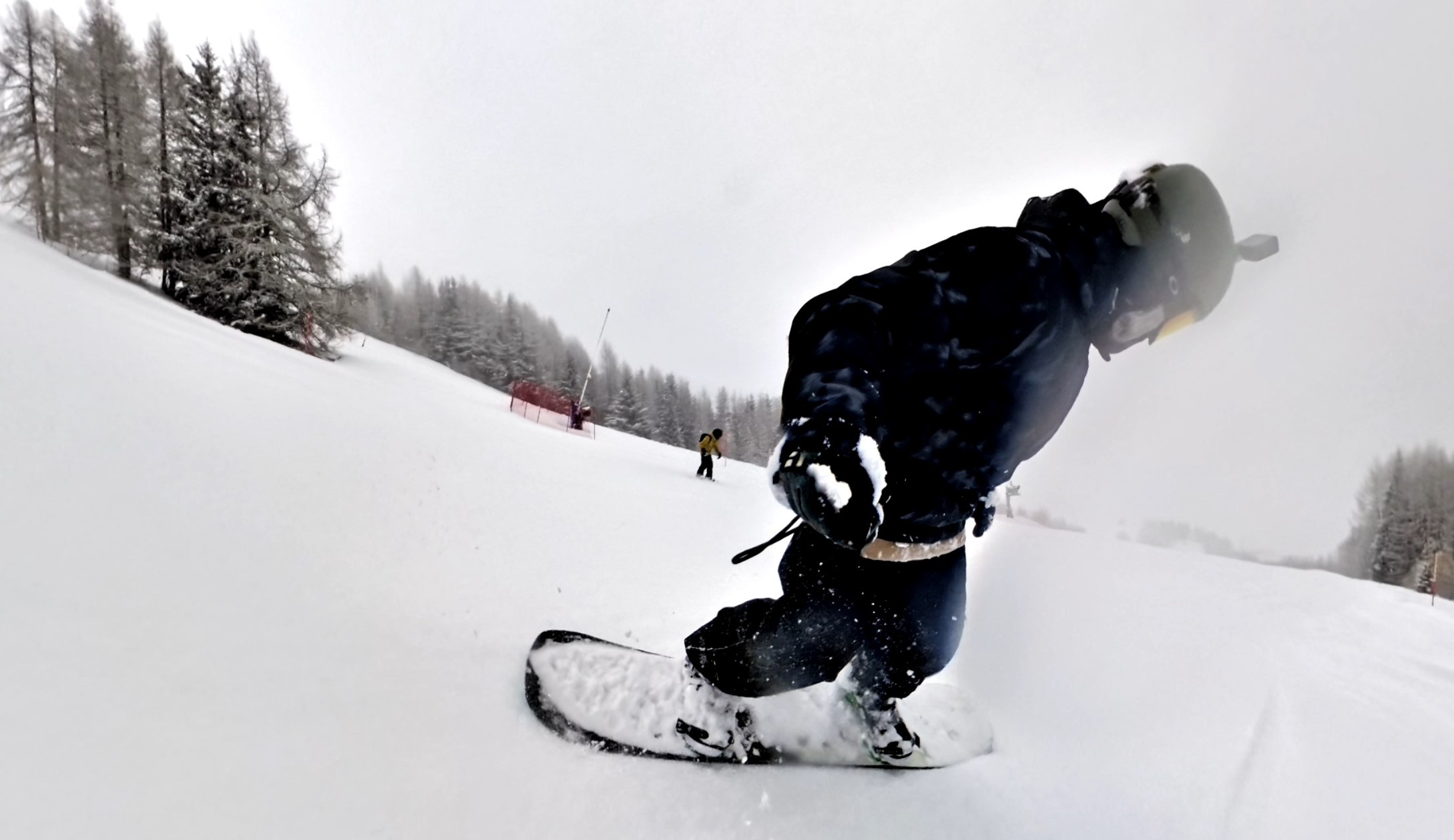 Foto di gruppo sulla neve