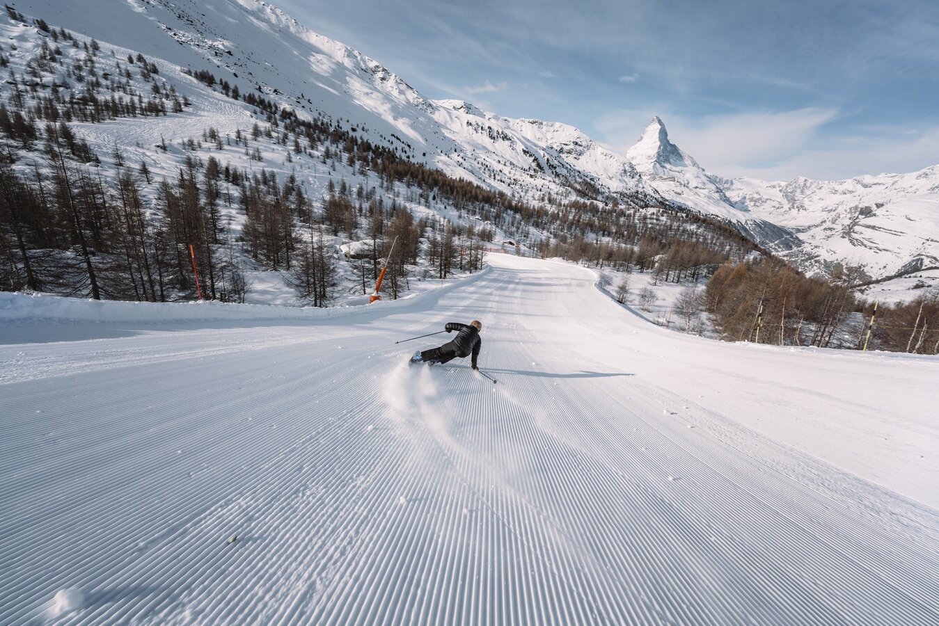 Neve in quota a Zermatt